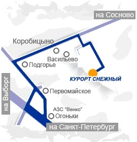 Ice Fest 2009 Схема проезда