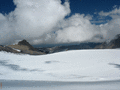 Ледовое плато Джикаугенкез и пик Калицкого
