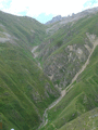 Крутые склоны долины Акбаши