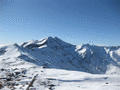 Вершины: Альказаба (на переднем плане) и Муласен 3482 м (за ней)