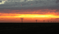 Закат в пустыне Кызылку
