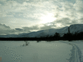 Озеро Щучье и вид на массив г.Путеличорр